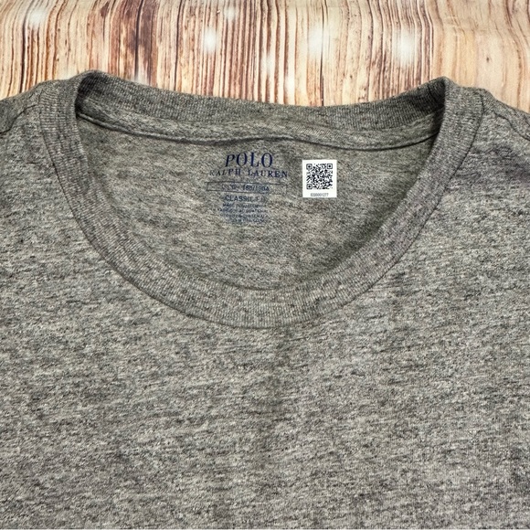 NWT Polo Ralph Lauren Heather Gray Short Sleeve Men’s Tee Size Large - Picture 6 of 12